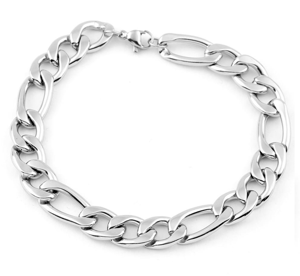 Erkek Zincir Çelik Bileklik - 19 CM (L)