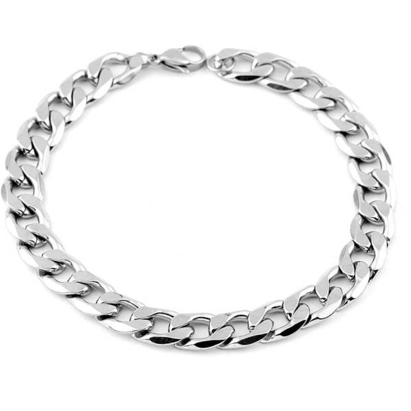 Erkek Çelik Zincir Bileklik - 19 CM (M)